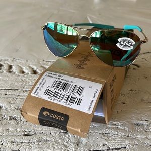 Costa Piper Green Mirror Polarized Polycarbonate Sunglasses